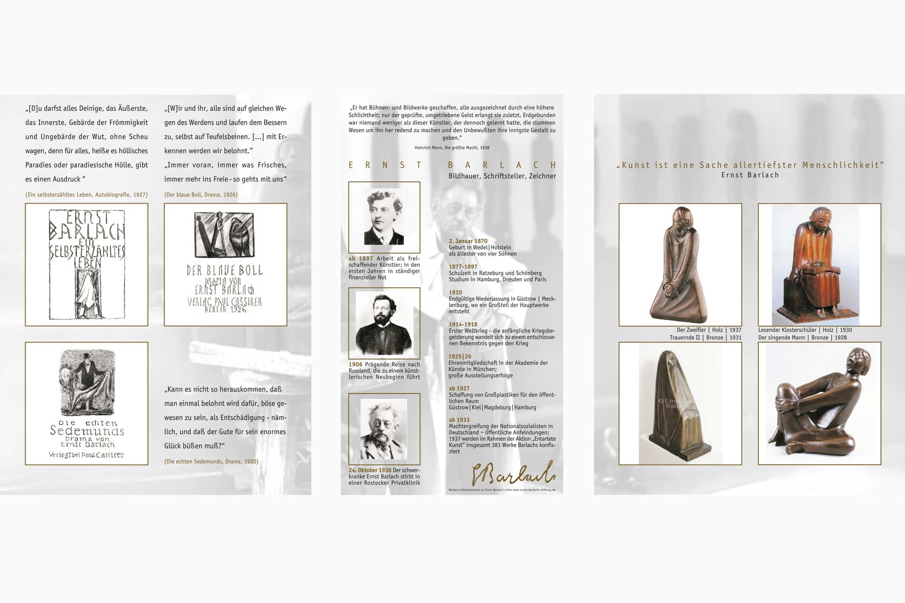 Wandtafel - Aludibond - zum Namensgeber des Gymnasiums