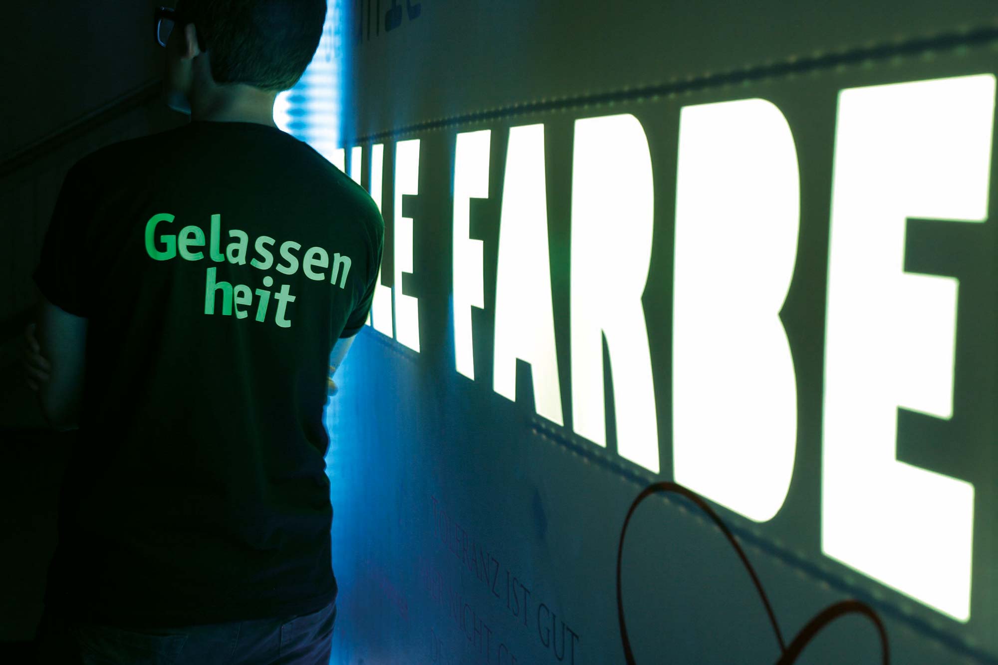 Schulprojekt - Lichtkunst im internationalen Lichtkunstmuseum der Stadt Unna zum Thema Homophobie