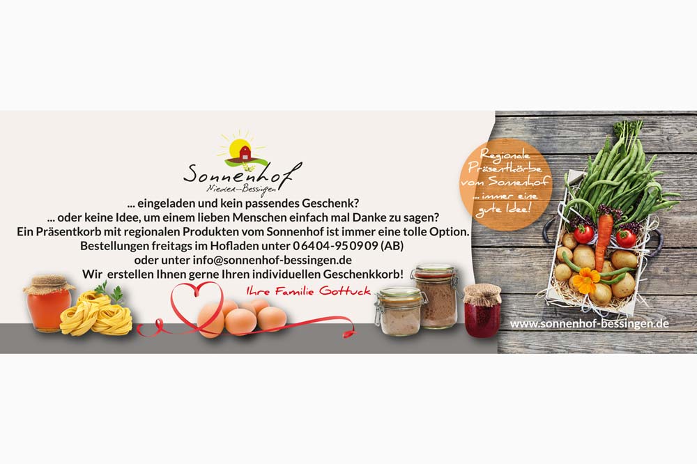 Aufkleber zum Einkleben in die Eierschachteln für besondere, aktuelle Infos