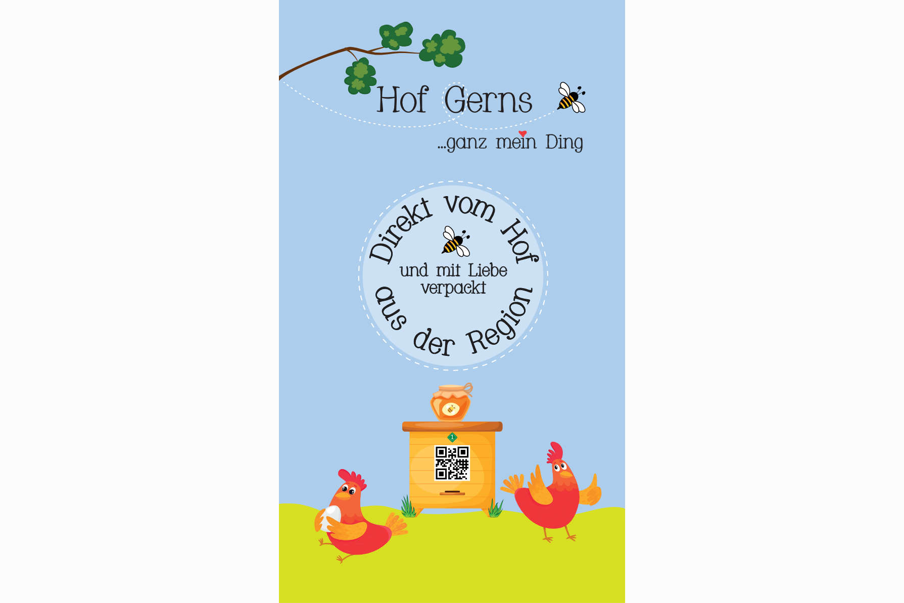 Geschenkanhänger vorne