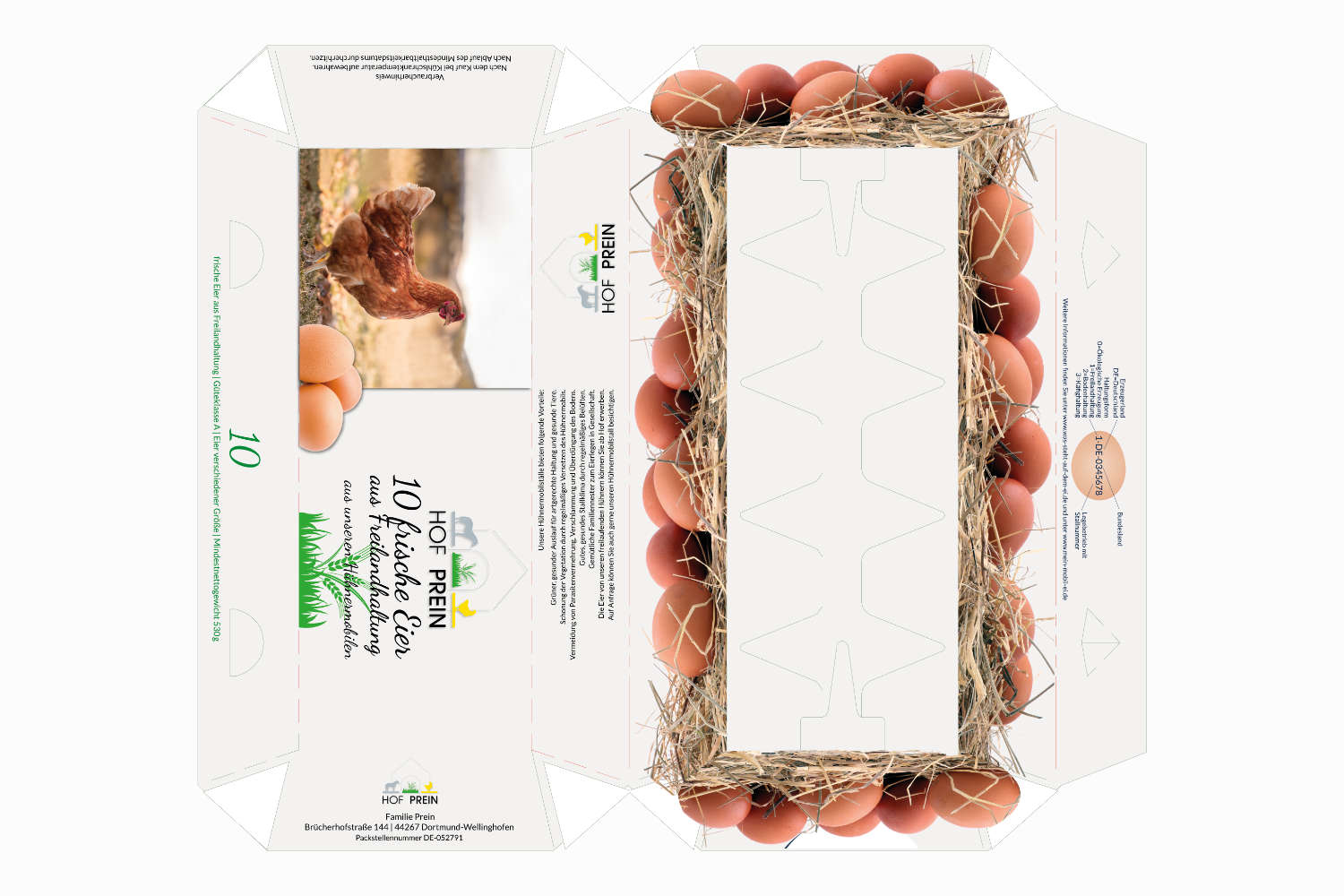 10er Eierschachtel
